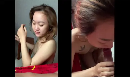 Clip Sex Mới Bú Cặc Nên Em Còn Ngại